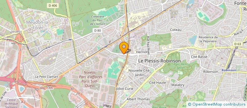 localisation de l'entreprise DATA STAR SARL  LE PLESSIS-ROBINSON