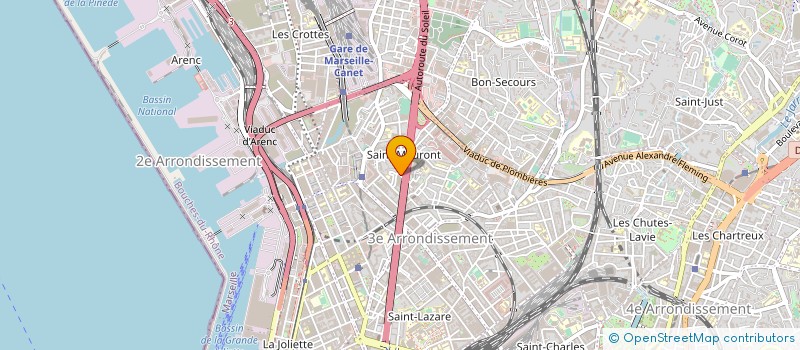 localisation de l'entreprise DATA STOCK à MARSEILLE 3EME