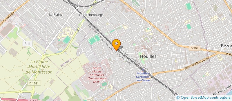 localisation de l'entreprise DATA STORE FRANCE à HOUILLES