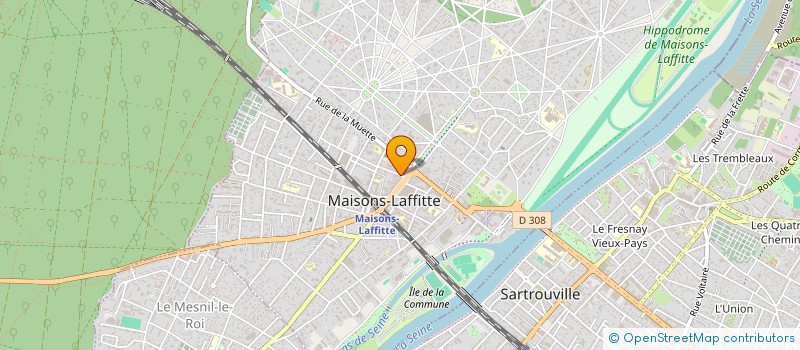 localisation de l'entreprise DATA SYNERGIE à MAISONS-LAFFITTE