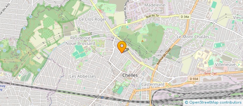 localisation de l'entreprise DATA-TECHNET  CHELLES