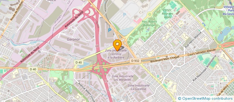localisation de l'entreprise DATA TECHNOLOGY. à AULNAY-SOUS-BOIS