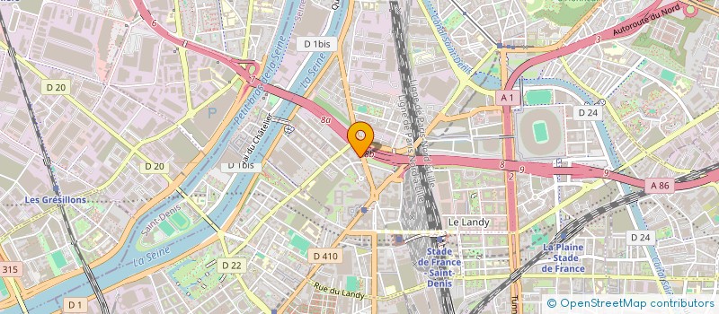 localisation de l'entreprise DATA TLC à SAINT-DENIS