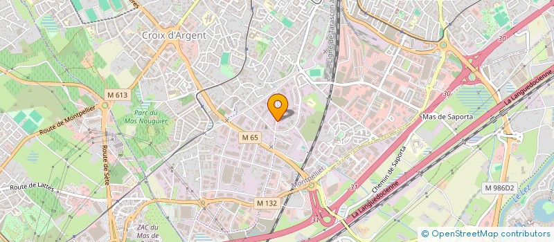 localisation de l'entreprise DATA TRANSPORT à MONTPELLIER