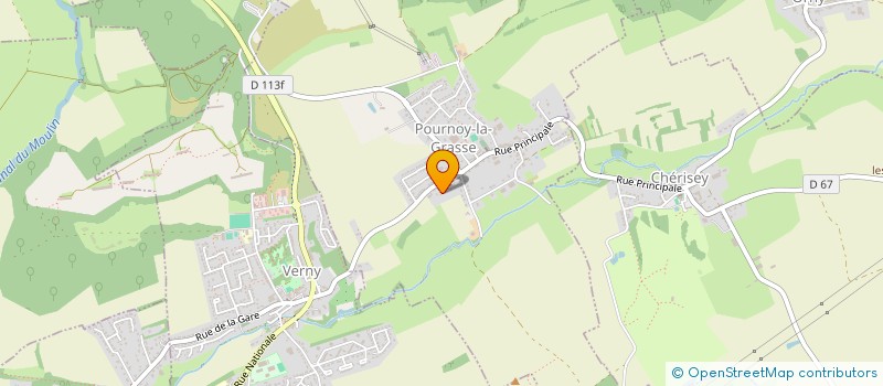 localisation de l'entreprise DATA-TREFLE  POURNOY-LA-GRASSE