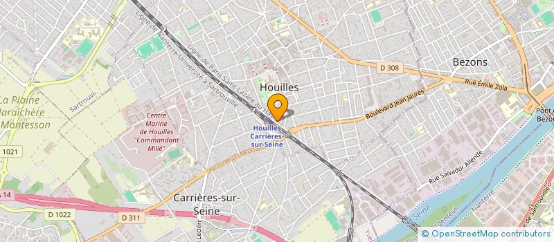 localisation de l'entreprise DATA VALORIZATION CONSULTING  HOUILLES