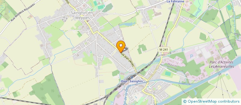 localisation de l'entreprise DATA VISION CONSULTING  SAINGHIN-EN-WEPPES