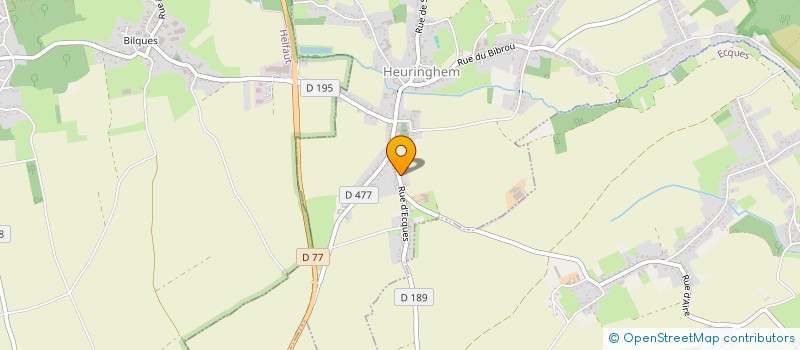 localisation de l'entreprise DATA WATT à HEURINGHEM