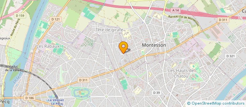 localisation de l'entreprise DATA WISE ACADEMY FRANCE  CHATOU