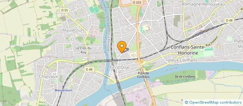 localisation de l'entreprise DATA X PLACE  CONFLANS-SAINTE-HONORINE