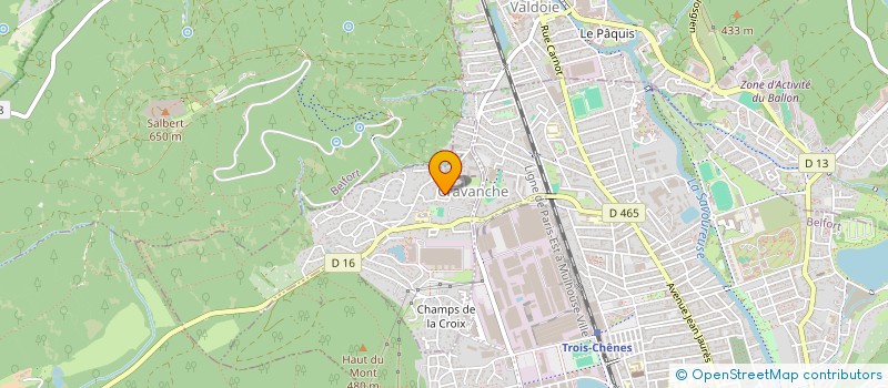 localisation de l'entreprise DATA XPLORE à CRAVANCHE