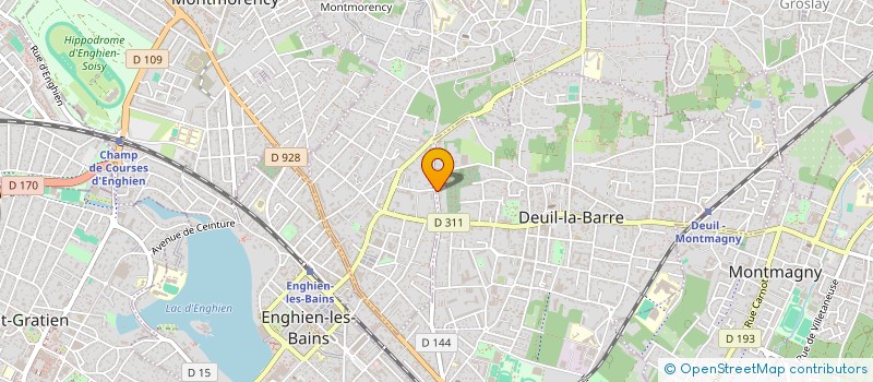 localisation de l'entreprise DATA ZINE CONSEIL à DEUIL-LA-BARRE