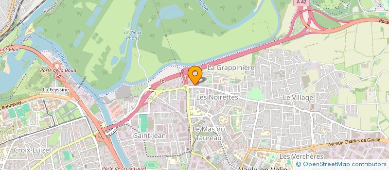 localisation de l'entreprise DATA ZONE  VAULX EN VELIN