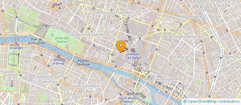 localisation de l'entreprise DATABASE ARCHITECHS à PARIS