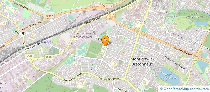 localisation de l'entreprise DATABASE CONSULTING à MONTIGNY-LE-BRETONNEUX