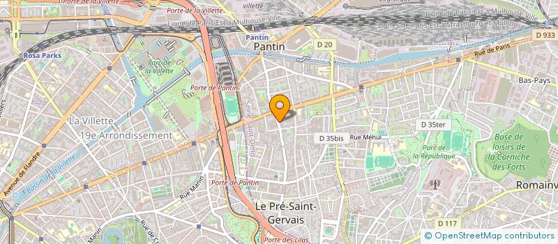 localisation de l'entreprise DATABO  PANTIN