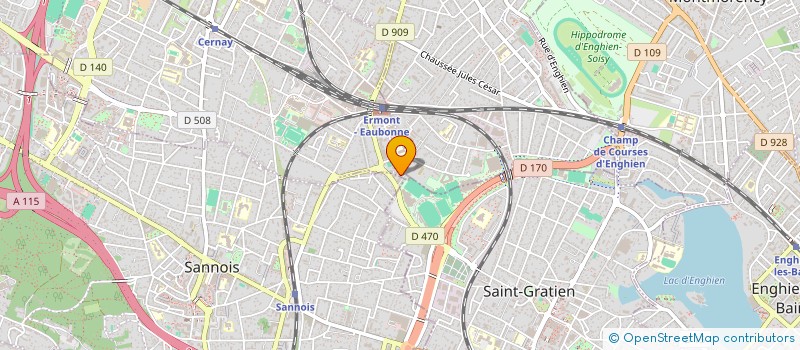 localisation de l'entreprise DATABUILD  ERMONT