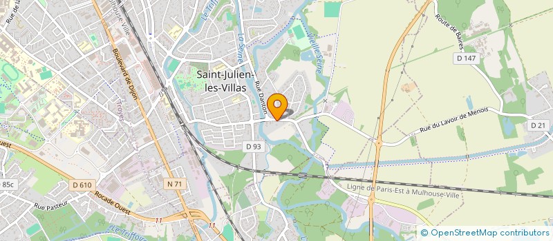 localisation de l'entreprise DATAC  SAINT-JULIEN-LES-VILLAS