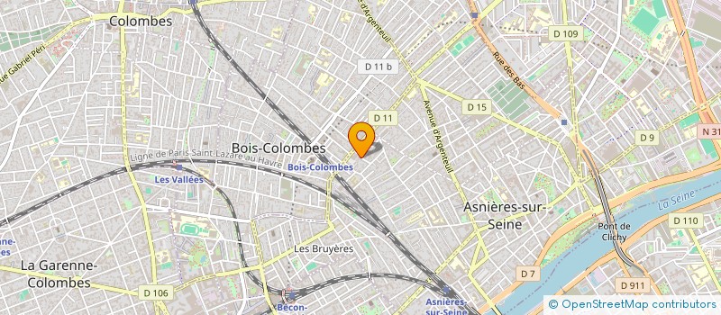 localisation de l'entreprise DATACADEMY à ASNIERES-SUR-SEINE
