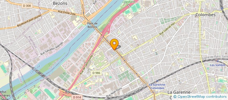 localisation de l'entreprise DATACLAN à COLOMBES
