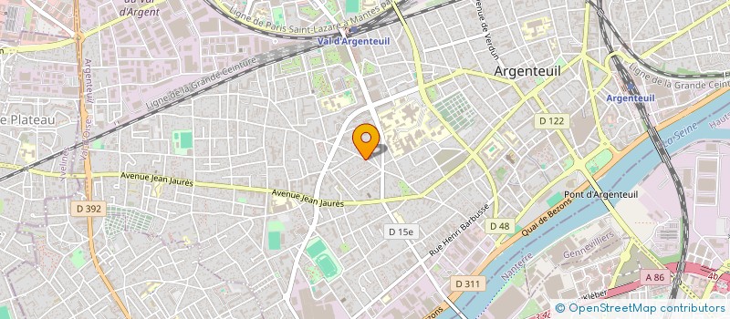 localisation de l'entreprise DATACODE  ARGENTEUIL