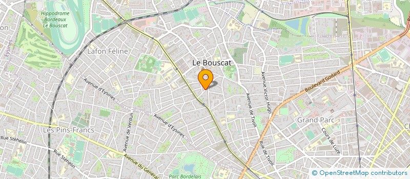 localisation de l'entreprise DATACOM à LE BOUSCAT