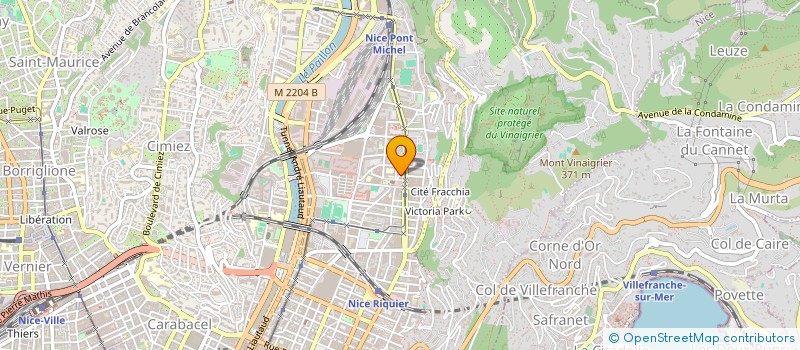 localisation de l'entreprise DATACOM SERVICES à NICE