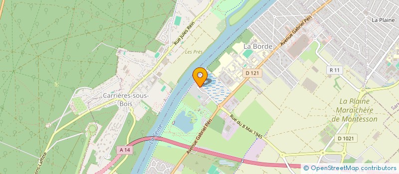 localisation de l'entreprise DATACREA à MONTESSON