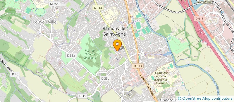 localisation de l'entreprise DATACT.IO  RAMONVILLE-SAINT-AGNE