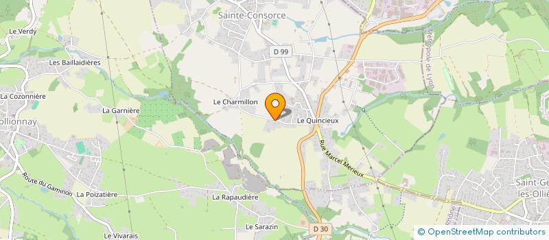 localisation de l'entreprise DATADAM'S  SAINTE-CONSORCE