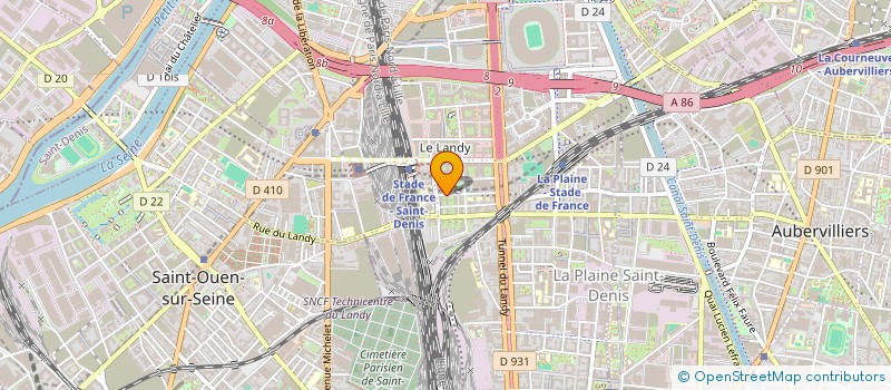 localisation de l'entreprise DATADVISE à SAINT-DENIS