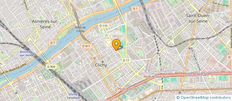 localisation de l'entreprise DATAELEVATE à CLICHY