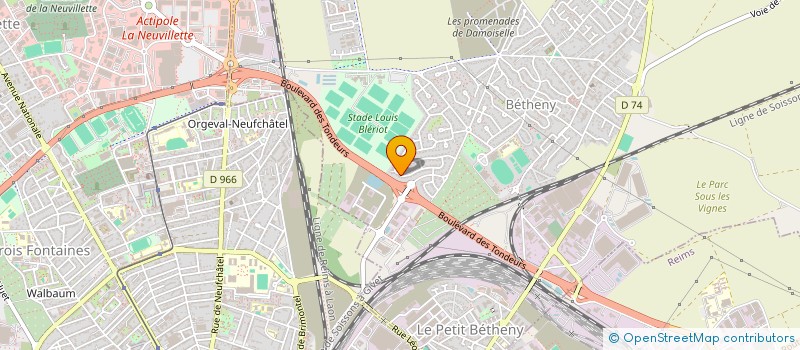 localisation de l'entreprise DATAFI  BETHENY