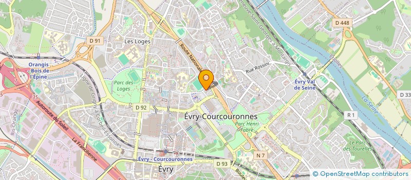 localisation de l'entreprise DATAFIBRE à VIRY-CHATILLON