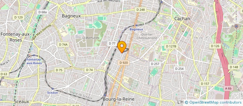 localisation de l'entreprise DATAFIREFLY à BOURG-LA-REINE