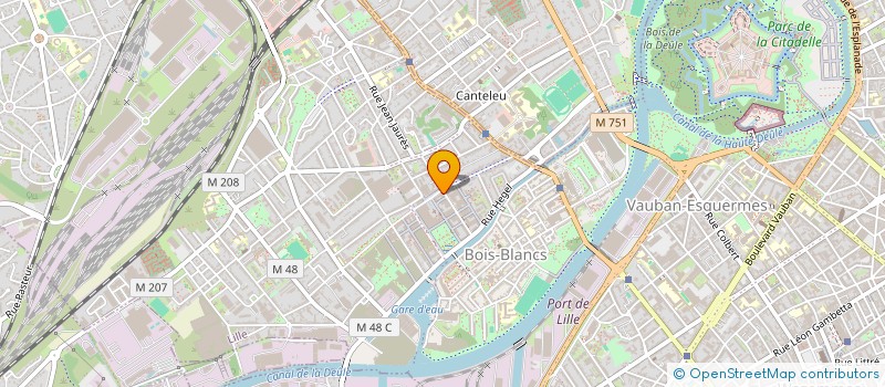 localisation de l'entreprise DATAFOLIO à LILLE