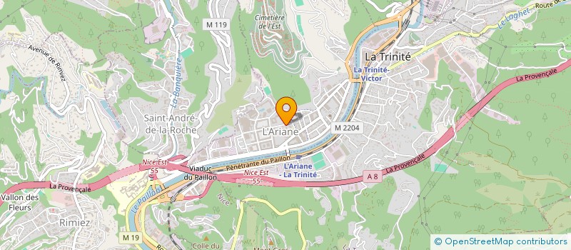 localisation de l'entreprise DATAFONCIER à NICE