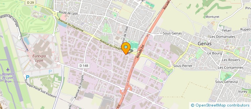 localisation de l'entreprise DATAFORE  CHASSIEU