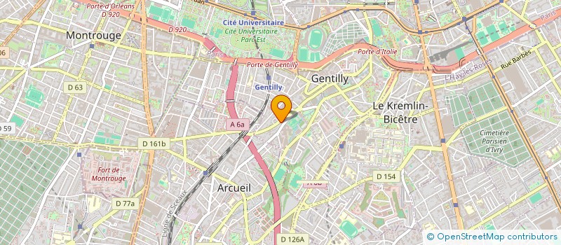 localisation de l'entreprise DATAFORGE SOLUTIONS  GENTILLY