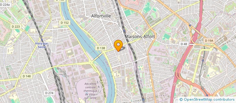 localisation de l'entreprise DATAGUARD TECHNIQUE à ALFORTVILLE