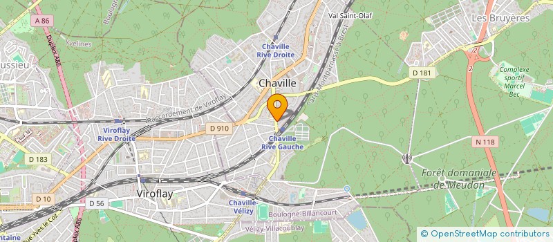 localisation de l'entreprise DATAIMPULS à CHAVILLE
