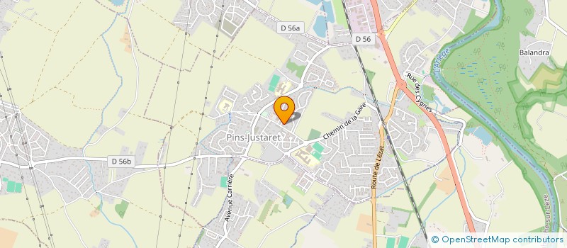 localisation de l'entreprise DATAJOB  PINS-JUSTARET