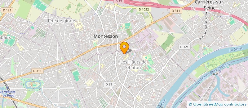 localisation de l'entreprise DATAKEAAI  CHATOU