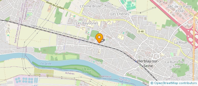 localisation de l'entreprise DATAKEO  HERBLAY-SUR-SEINE