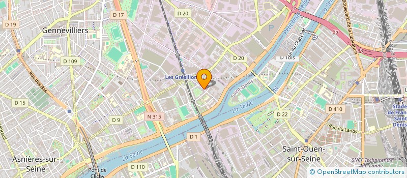localisation de l'entreprise DATAKLOUD à ASNIERES-SUR-SEINE