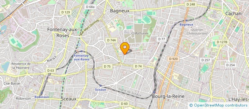 localisation de l'entreprise DATALBI à BAGNEUX