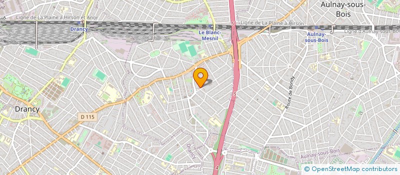 localisation de l'entreprise DATALOGIE  LE BLANC-MESNIL