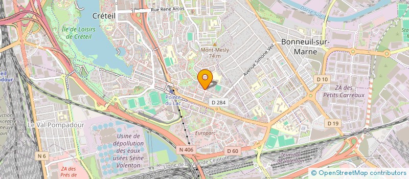 localisation de l'entreprise DATAMANIA  CRETEIL