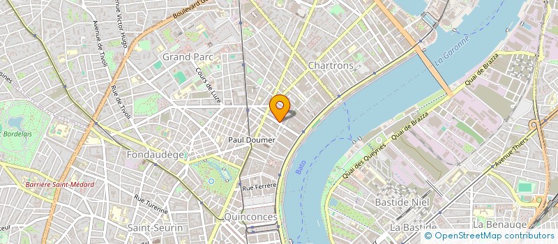 localisation de l'entreprise DATAMEDCARE à BORDEAUX