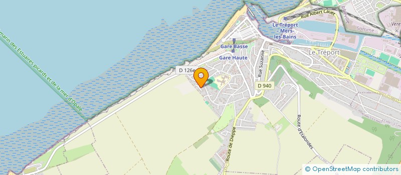 localisation de l'entreprise DATAMIR  LE TREPORT